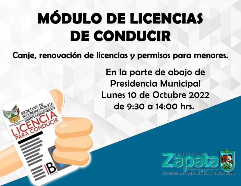 El módulo de Licencias de Conducir